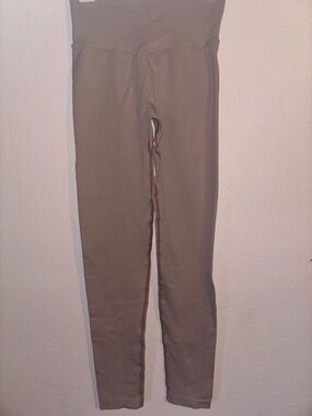 Seamless Leggings, Scrunch Butt Beige, Size S